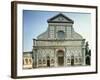 Facade of Santa Maria Novella, circa 1458-70-Leon Battista Alberti-Framed Giclee Print