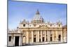 Facade of St. Peter's Basilica, Piazza San Pietro, Vatican City, UNESCO World Heritage Site, Rome-Nico Tondini-Mounted Photographic Print