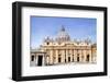 Facade of St. Peter's Basilica, Piazza San Pietro, Vatican City, UNESCO World Heritage Site, Rome-Nico Tondini-Framed Photographic Print