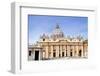 Facade of St. Peter's Basilica, Piazza San Pietro, Vatican City, UNESCO World Heritage Site, Rome-Nico Tondini-Framed Photographic Print