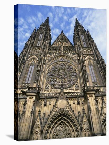 Facade of St. Vitus Cathedral, Prague, Czech Republic, Europe-Thorne Julia-Stretched Canvas