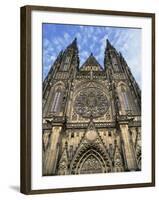 Facade of St. Vitus Cathedral, Prague, Czech Republic, Europe-Thorne Julia-Framed Photographic Print