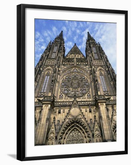 Facade of St. Vitus Cathedral, Prague, Czech Republic, Europe-Thorne Julia-Framed Photographic Print