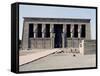 Facade of Temple of Hathor, Dendera, Ptolemaic Period-null-Framed Stretched Canvas