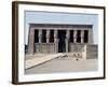 Facade of Temple of Hathor, Dendera, Ptolemaic Period-null-Framed Giclee Print