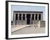 Facade of Temple of Hathor, Dendera, Ptolemaic Period-null-Framed Giclee Print