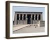 Facade of Temple of Hathor, Dendera, Ptolemaic Period-null-Framed Giclee Print