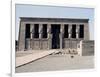 Facade of Temple of Hathor, Dendera, Ptolemaic Period-null-Framed Giclee Print