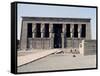 Facade of Temple of Hathor, Dendera, Ptolemaic Period-null-Framed Stretched Canvas