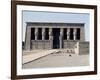 Facade of Temple of Hathor, Dendera, Ptolemaic Period-null-Framed Giclee Print