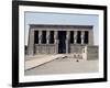 Facade of Temple of Hathor, Dendera, Ptolemaic Period-null-Framed Giclee Print