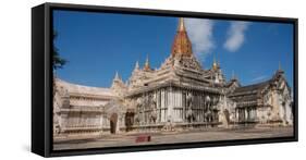 Facade of the Ananda Phaya temple, Bagan, Mandalay Region, Myanmar-null-Framed Stretched Canvas