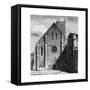 Façade of the Ancient Church of the Abbey of Sainte-Geneviève, Paris, France ,1849-null-Framed Stretched Canvas