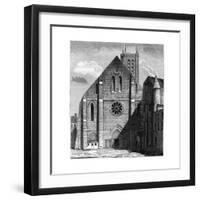 Façade of the Ancient Church of the Abbey of Sainte-Geneviève, Paris, France ,1849-null-Framed Giclee Print
