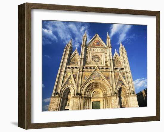 Facade of the Cathedral, Orvieto, Umbria, Italy, Europe-Tomlinson Ruth-Framed Photographic Print