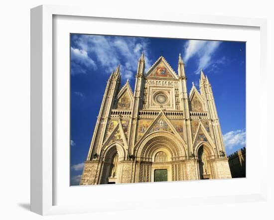 Facade of the Cathedral, Orvieto, Umbria, Italy, Europe-Tomlinson Ruth-Framed Photographic Print