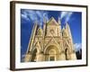 Facade of the Cathedral, Orvieto, Umbria, Italy, Europe-Tomlinson Ruth-Framed Photographic Print