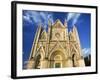 Facade of the Cathedral, Orvieto, Umbria, Italy, Europe-Tomlinson Ruth-Framed Photographic Print