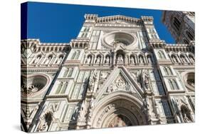 Facade of the Cathedral Santa Maria Del Fiore, Florence (Firenze), Tuscany, Italy, Europe-Nico Tondini-Stretched Canvas