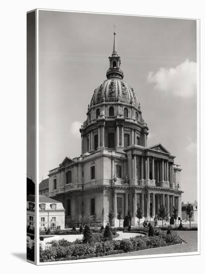 Facade of the Church of St. Louis, Dome Des Invalides, 1679-1706-Jules Hardouin Mansart-Stretched Canvas