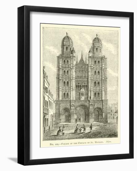 Facade of the Church of St Michael, Dijon-null-Framed Giclee Print