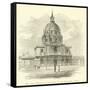 Facade of the Dome of the Invalides, Paris-null-Framed Stretched Canvas