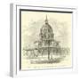 Facade of the Dome of the Invalides, Paris-null-Framed Giclee Print