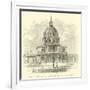 Facade of the Dome of the Invalides, Paris-null-Framed Giclee Print