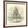 Facade of the Dome of the Invalides, Paris-null-Framed Giclee Print