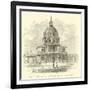 Facade of the Dome of the Invalides, Paris-null-Framed Giclee Print