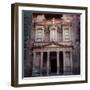 Facade of the Ed-Deir Temple in Petra-null-Framed Photographic Print