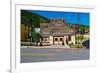 Facade of the High West Distillery Building, Park City, Utah, USA-null-Framed Photographic Print