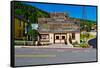 Facade of the High West Distillery Building, Park City, Utah, USA-null-Framed Stretched Canvas