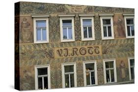 Facade of the Hotel Rott, Little Square-null-Stretched Canvas