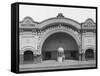 Facade of the Jefferson Theater-null-Framed Stretched Canvas