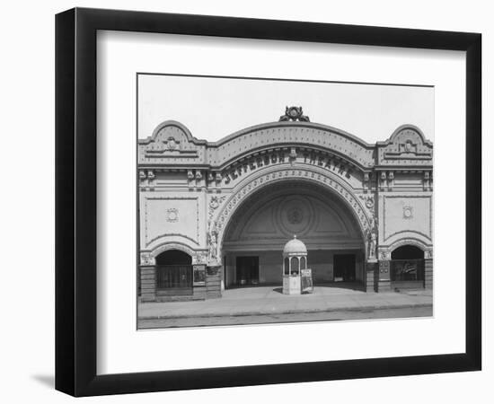 Facade of the Jefferson Theater-null-Framed Photographic Print