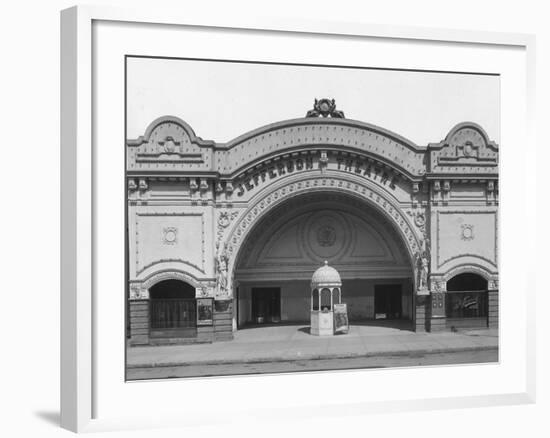 Facade of the Jefferson Theater-null-Framed Photographic Print