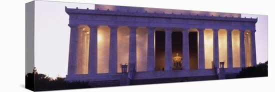 Facade of the Lincoln Memorial, Washington D.C., USA-null-Stretched Canvas