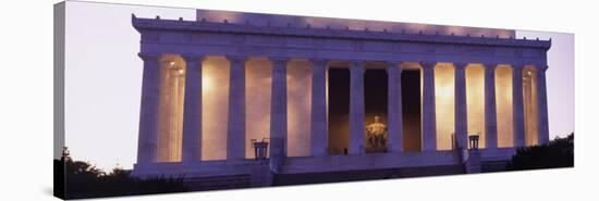 Facade of the Lincoln Memorial, Washington D.C., USA-null-Stretched Canvas