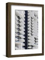 Facade of the Luxury Hotel 'W', 22nd Street, Miami Beach, Florida, Usa-Axel Schmies-Framed Photographic Print