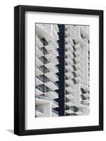 Facade of the Luxury Hotel 'W', 22nd Street, Miami Beach, Florida, Usa-Axel Schmies-Framed Photographic Print