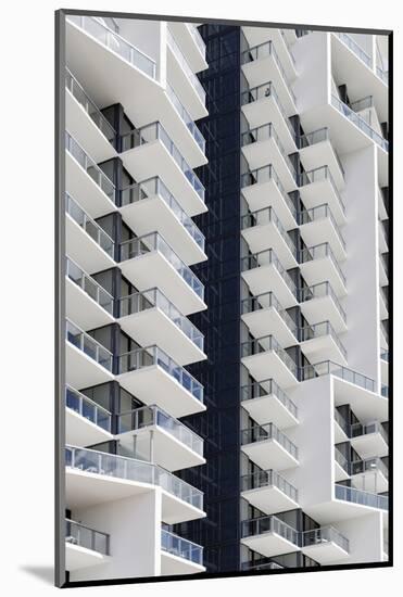 Facade of the Luxury Hotel 'W', 22nd Street, Miami Beach, Florida, Usa-Axel Schmies-Mounted Photographic Print