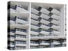 Facade of the Luxury Hotel 'W', 22nd Street, Miami Beach, Florida, Usa-Axel Schmies-Stretched Canvas