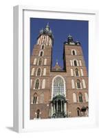 Facade of the Mariacki Church in Krakow-Jorisvo-Framed Photographic Print