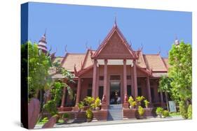 Facade of the National Museum Building in Phnom Penh, Cambodia-null-Stretched Canvas
