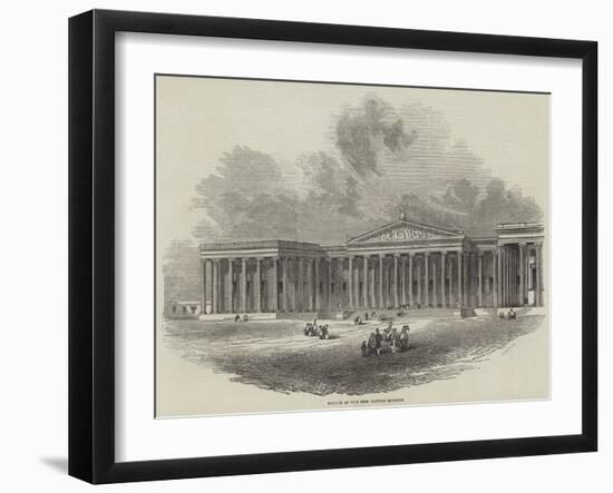 Facade of the New British Museum-null-Framed Giclee Print