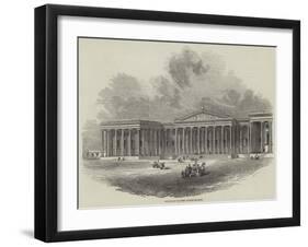 Facade of the New British Museum-null-Framed Giclee Print