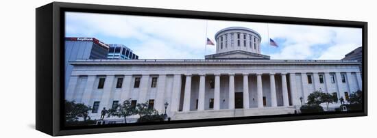 Facade of the Ohio Statehouse, Columbus, Ohio, USA-null-Framed Stretched Canvas