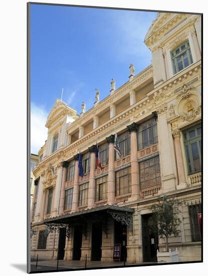 Facade of the Opera Theatre, Nice, Alpes Maritimes, Provence, Cote D'Azur, French Riviera, France, -Peter Richardson-Mounted Photographic Print