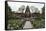 Facade of the Pura Taman Saraswati Temple, Ubud, Bali, Indonesia-null-Framed Stretched Canvas